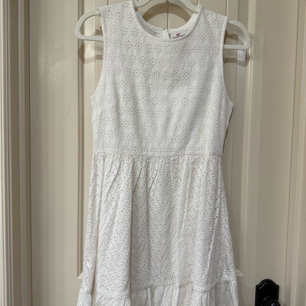 White Eyelet Dress